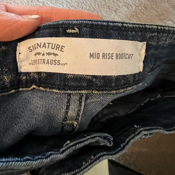 Women’s Signature Levi Strauss Mid-rise Bootcut Jeans Size 12 - Picture 3 of 4